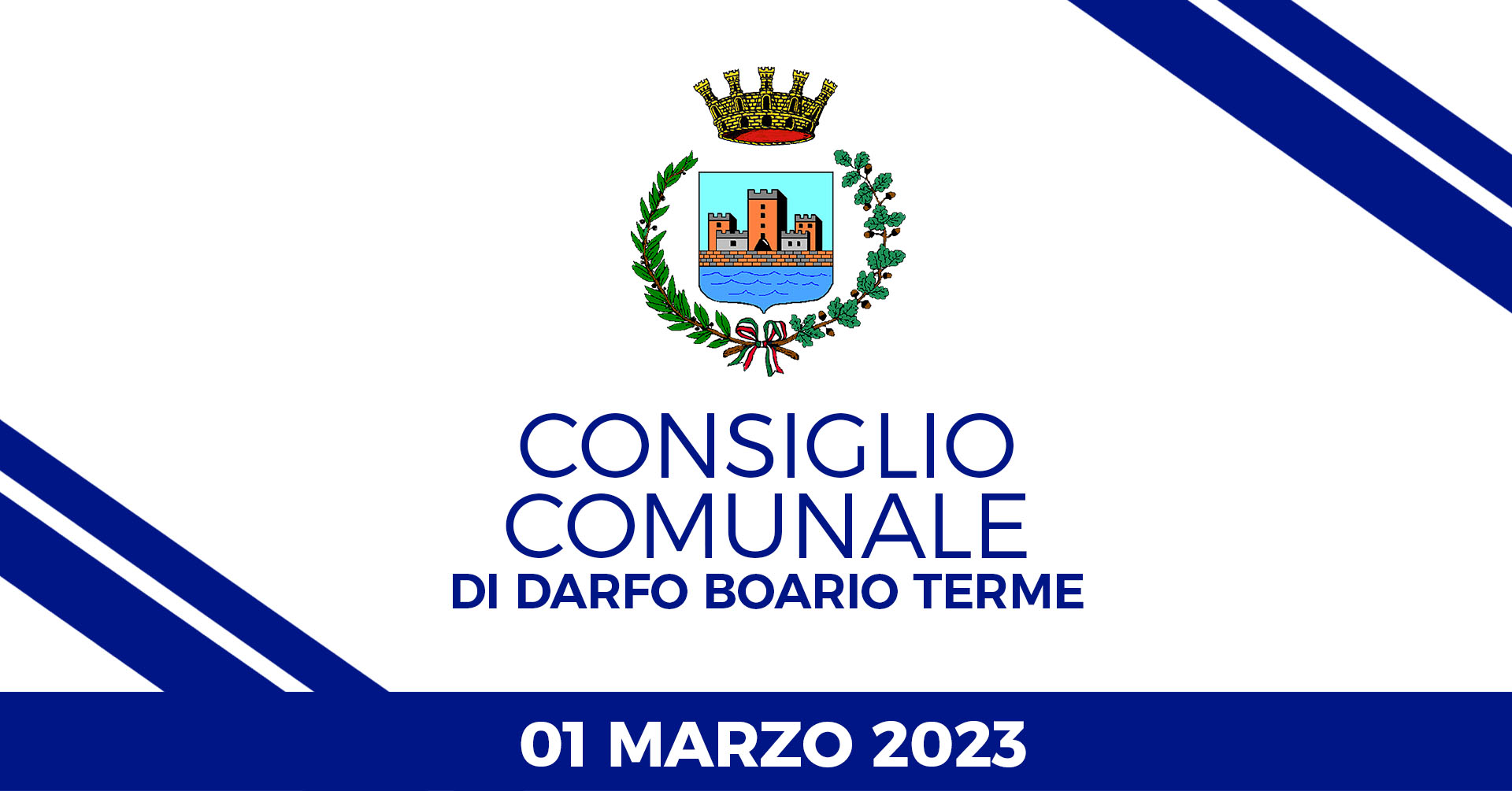 Consiglio Comunale di Darfo Boario Terme del 01 Marzo 2023